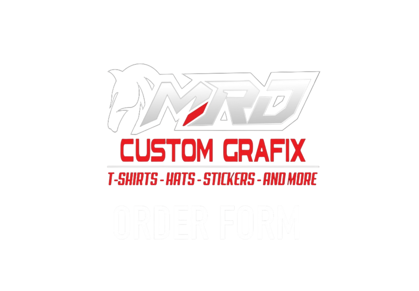 T shirt Order Form