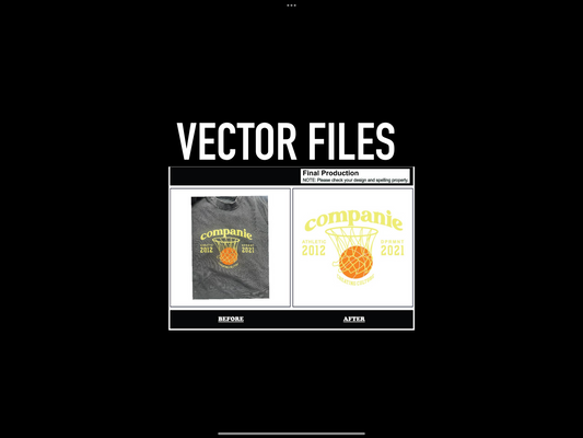 Vector Artwork (clean bad files)
